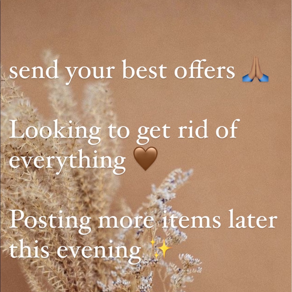 SEND BEST OFFER ✨